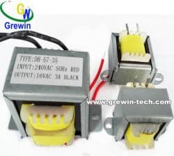 Ei Laminated Transformer with Wire Leads or PCB Mounting
